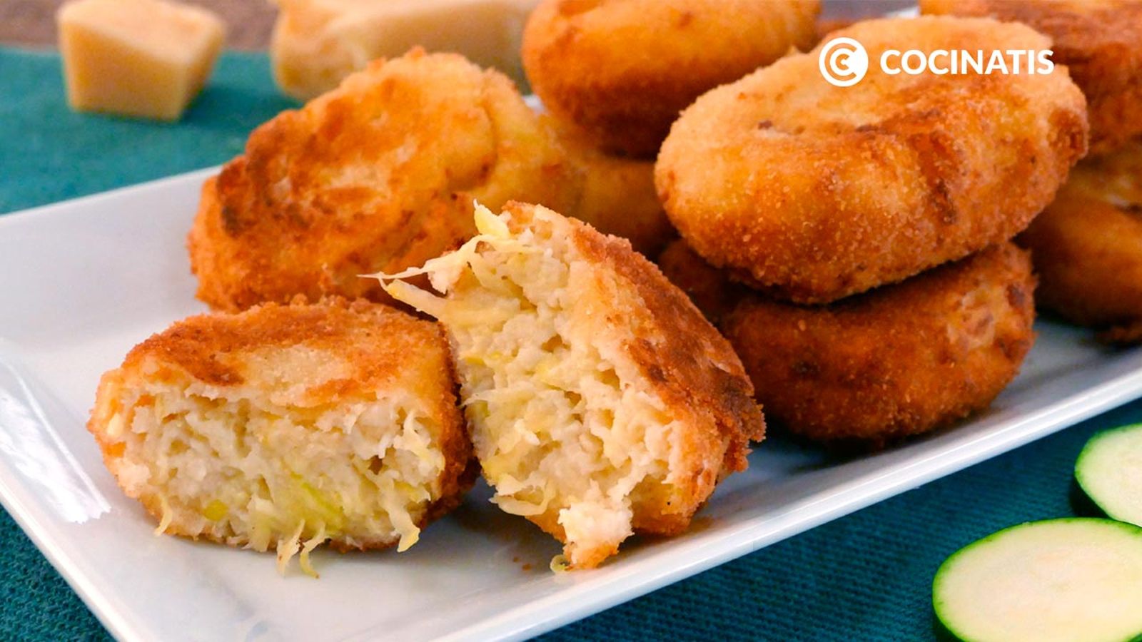 Receta de nuggets de calabacÃ­n y queso