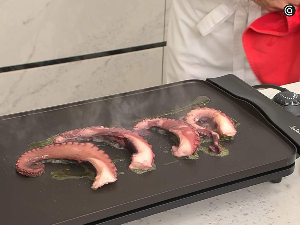 Cocina las patas de pulpo