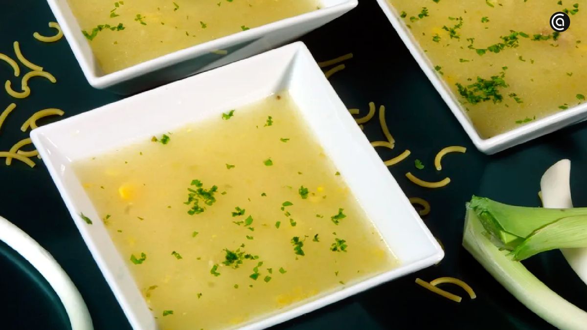 La sopa de otoño con fideos es nutritiva y te ayudará a hacer frente a la nueva estación