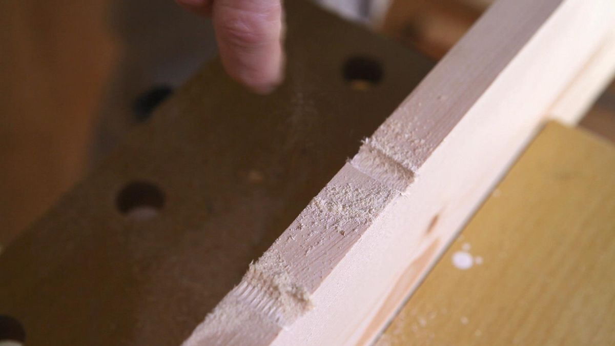 Escofinas para perfilar madera paso 7