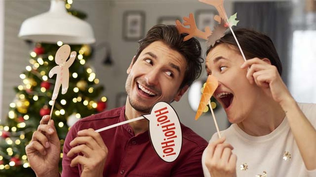 Kit descargable para hacer un photocall de Navidad   cortar