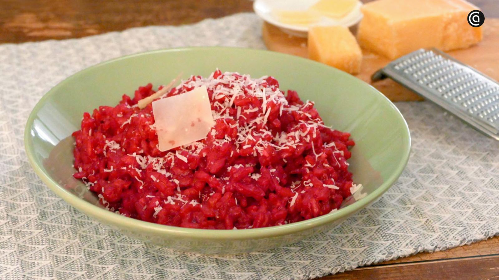 Risotto rojo de remolacha, una receta de Hogarmania