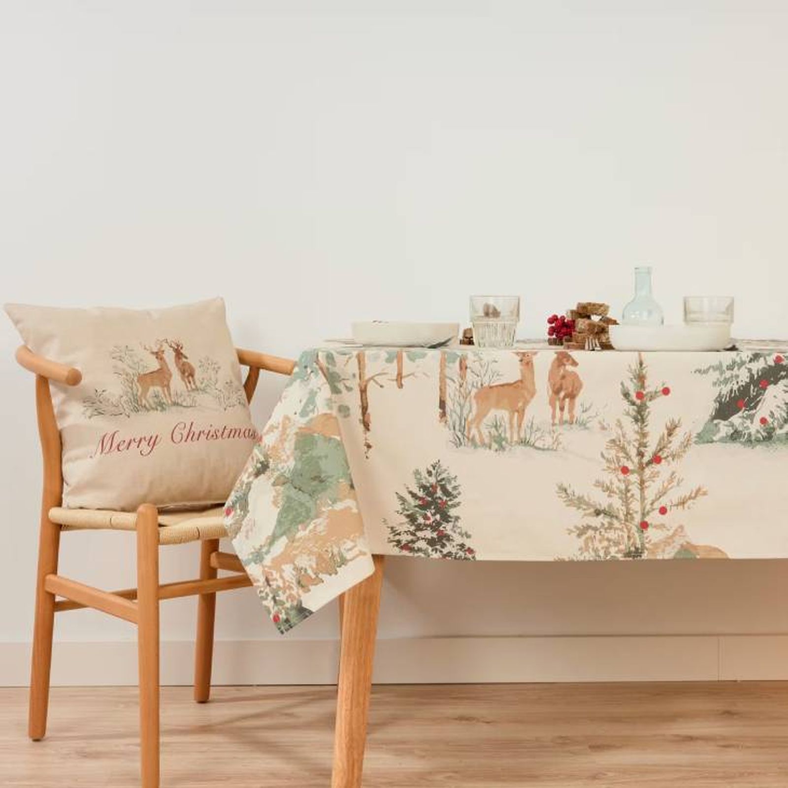 mantel navidad maisons du monde christmas ciervo mantel navidad maisons du monde christmas ciervo