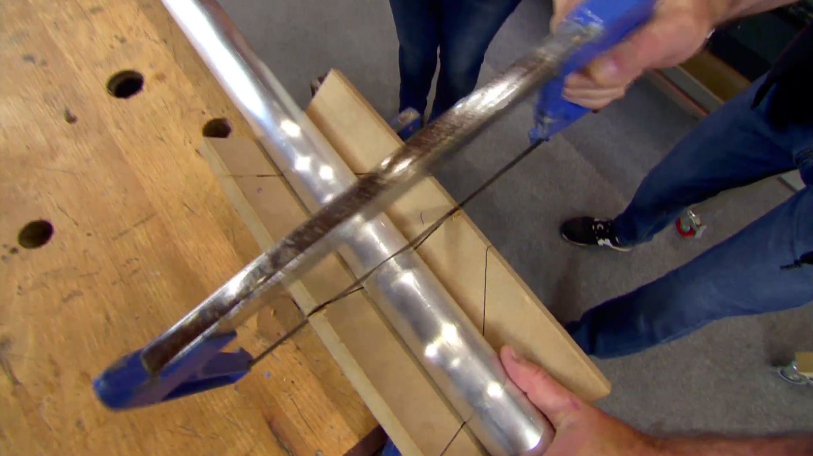 Construir un xilófono de exterior paso 1 Construir un xilófono de exterior paso 1