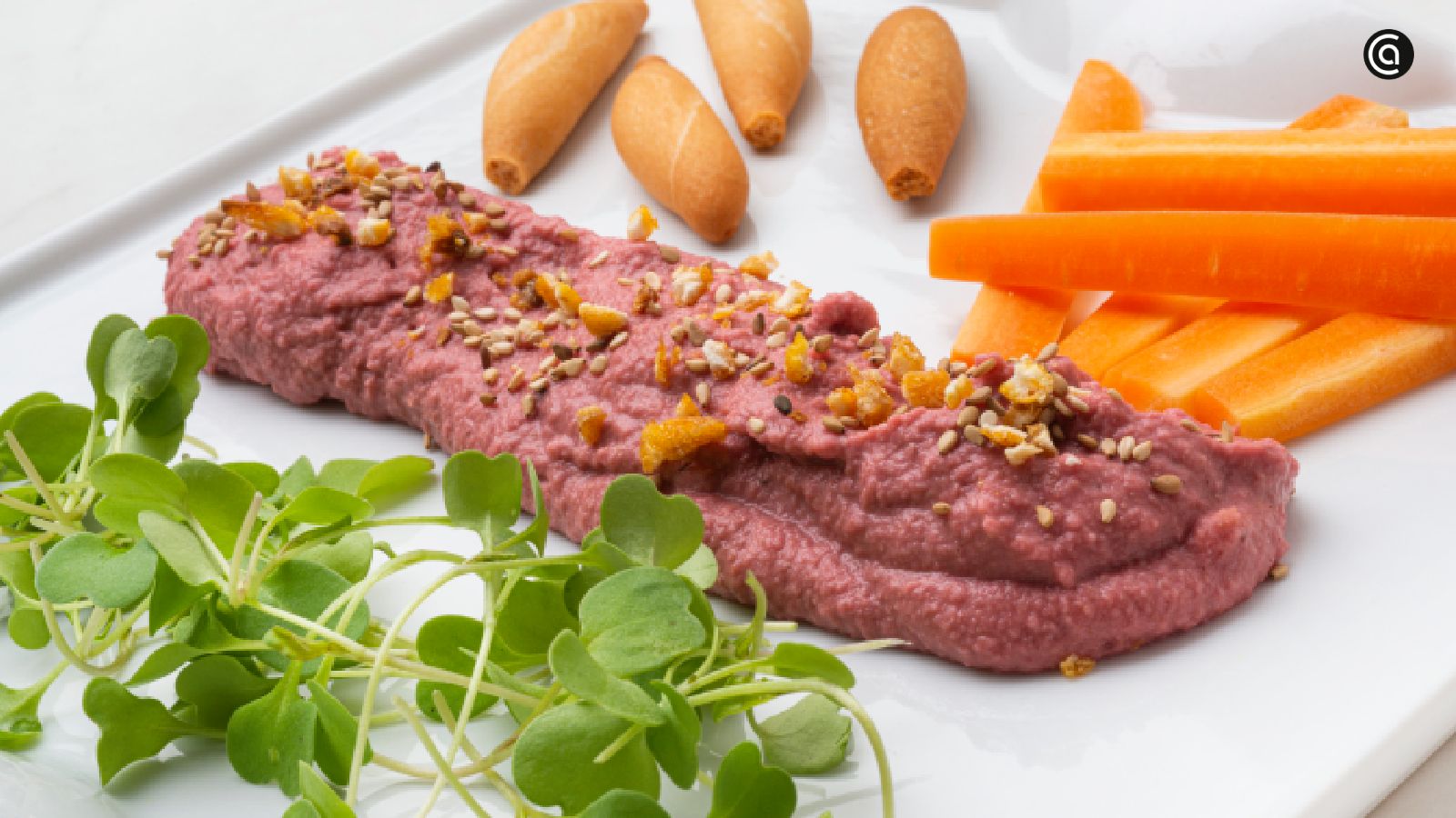 Hummus de remolacha, receta de Karlos Arguiñano