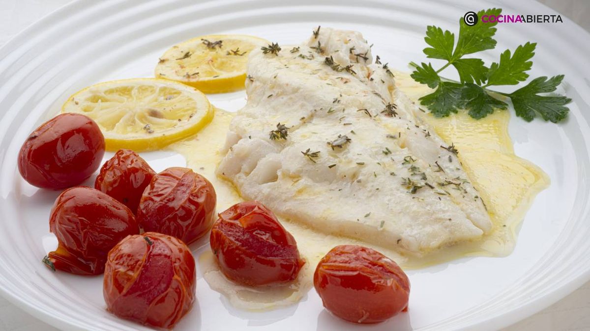 Bacalao fresco al horno